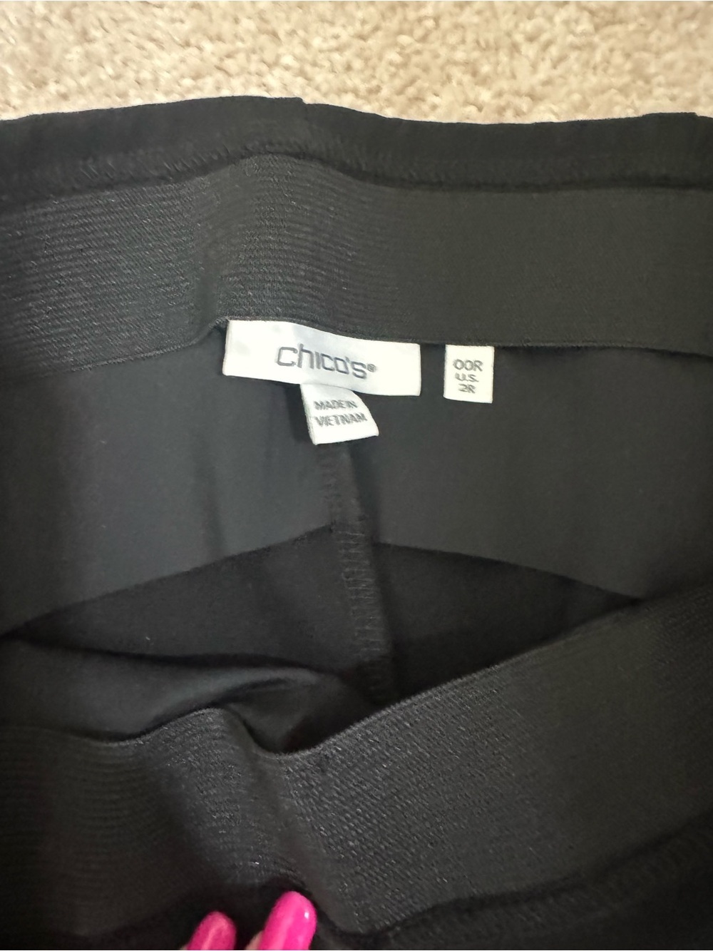 Women’s black pants from Chico’s. Size 2R. One casual one dressy. - Picture 5 of 5